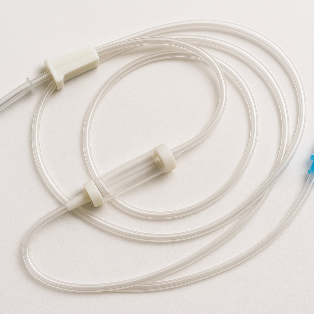 set de perfusion avec tubulure