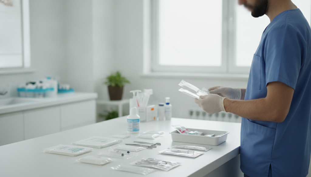 fiche technique set de soins sterile